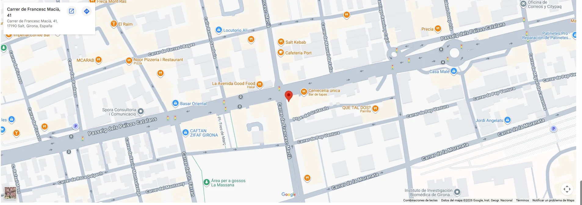 Vista previa del mapa de SalvarTuMovil