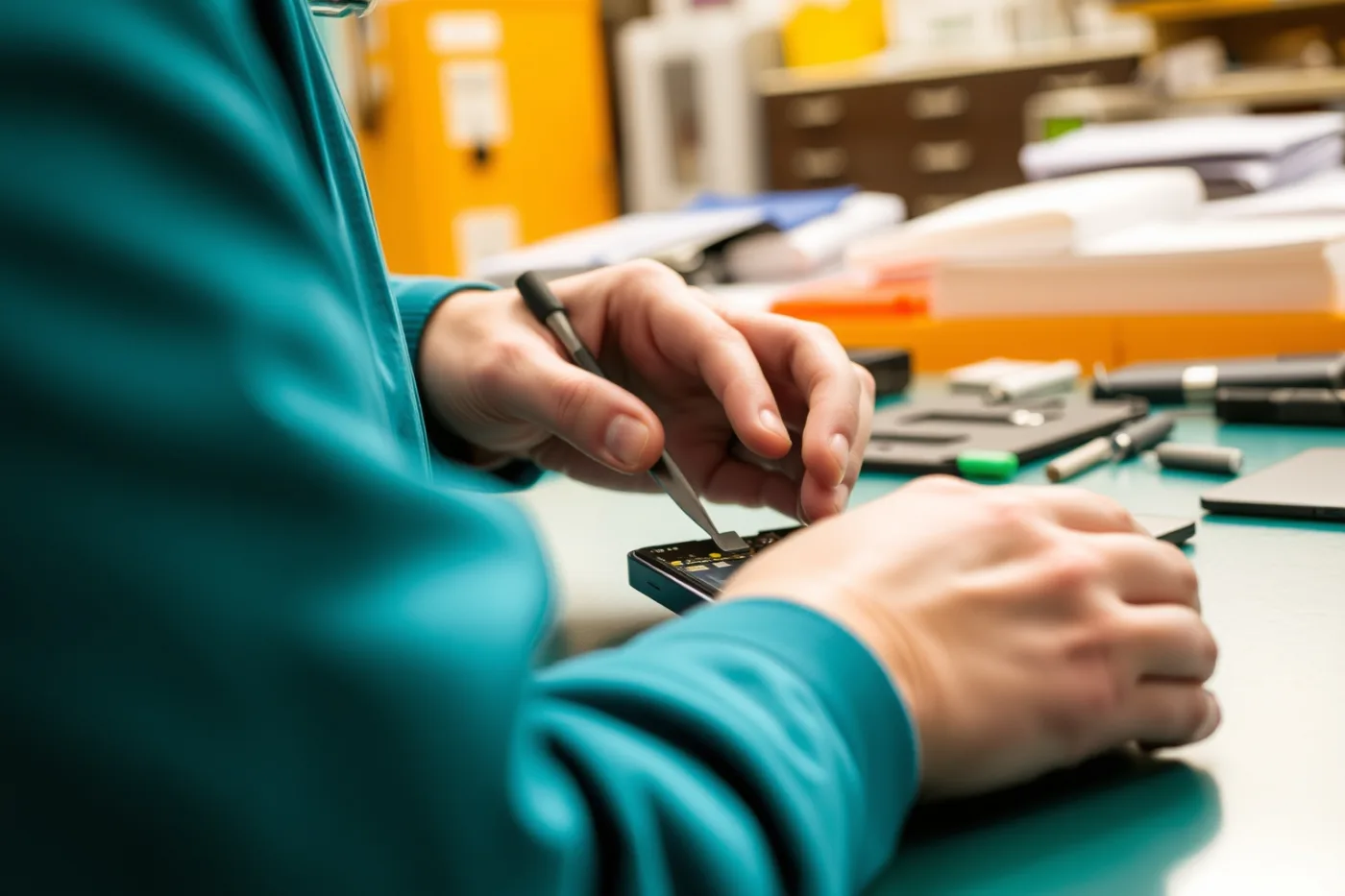 Mòbil mullat a Salt: què fer urgent